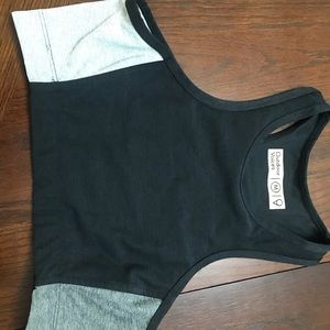 Outdoor voices gray medium bra